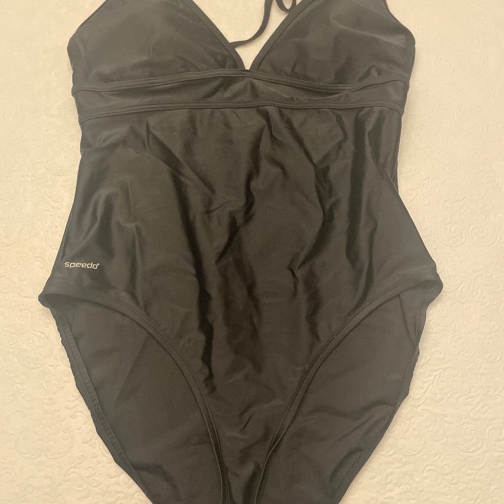 Black 1 Piece Speedo Bathing Suit